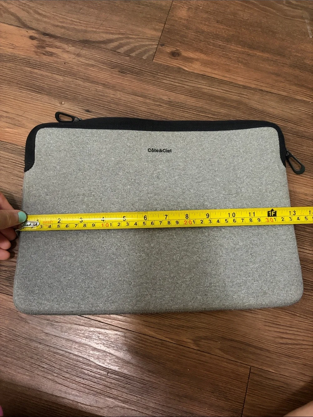 Cote&Ciel Mackbook 11 Carrying Case Textile Grey Melange!
